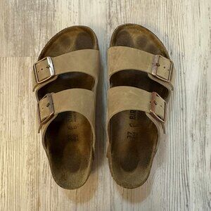 Birkenstock Arizona Oiled Leather - Tobacco Brown